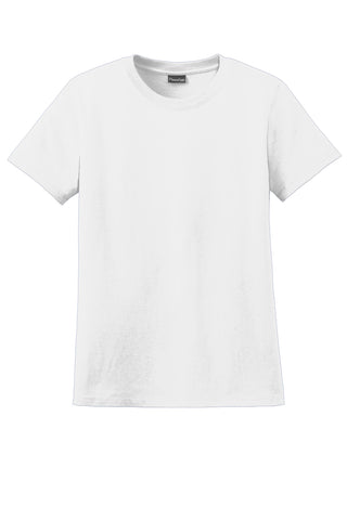 Hanes Ladies Perfect-T Cotton T-Shirt (White)