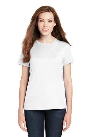 Hanes Ladies Perfect-T Cotton T-Shirt (White)