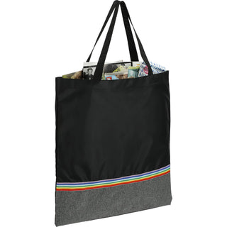 Printwear Rainbow RPET Convention Tote (Black)