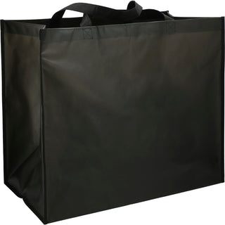 Printwear Double Laminated Wipeable Jumbo Tote (Black)