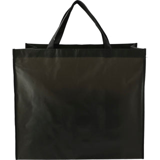 Printwear Double Laminated Wipeable Jumbo Tote (Black)