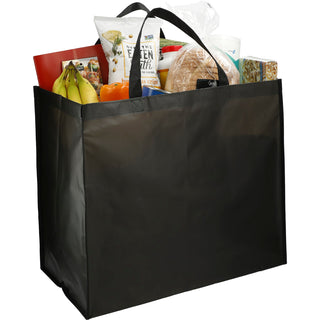 Printwear Double Laminated Wipeable Jumbo Tote (Black)