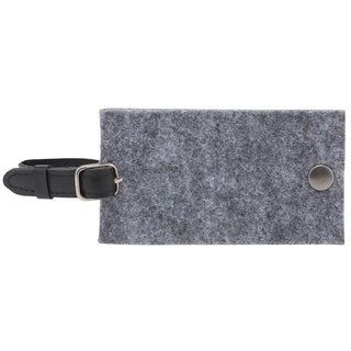 The Goods Recycled Felt Luggage Tag (Charcoal)