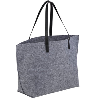 The Goods Recycled Felt Shoulder Tote (Charcoal)