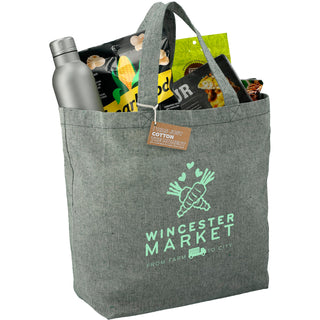 Printwear Recycled 5oz Cotton Twill Grocery Tote (Dark Green)