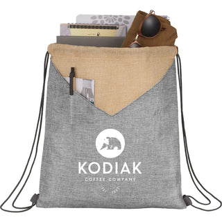 Printwear Kai Drawstring Bag (Gray)