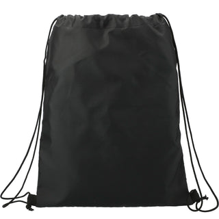 Printwear Rainbow RPET Drawstring Bag (Black)