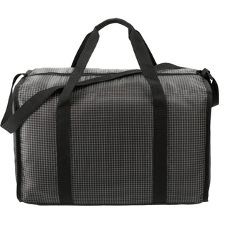 Printwear Grid Boxy Duffel (Black)