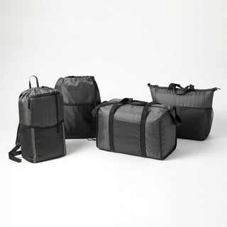 Printwear Grid Boxy Duffel (Black)