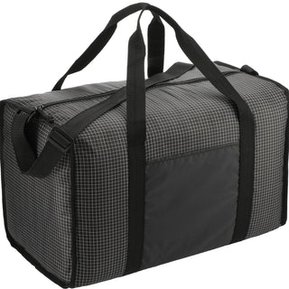 Printwear Grid Boxy Duffel (Black)