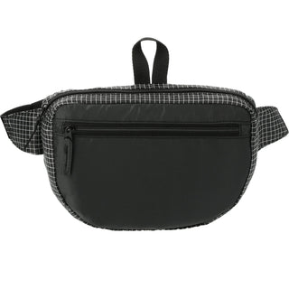 Printwear Grid Fanny Pack (Black)