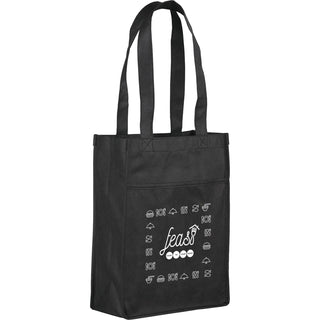 Printwear Non-Woven Gift Tote with Pocket (Black)