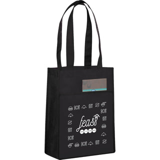 Printwear Non-Woven Gift Tote with Pocket (Black)