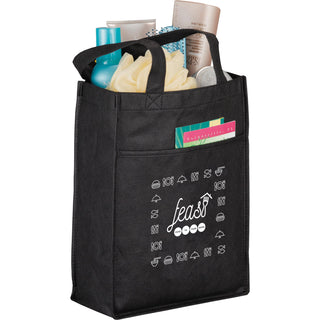 Printwear Non-Woven Gift Tote with Pocket (Black)