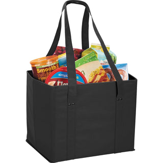 Printwear Collapsible Cube Storage Tote (Black)