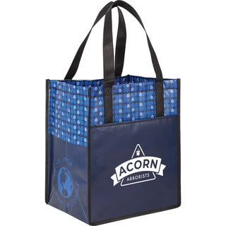 Printwear Big Grocery Laminated Non-Woven Tote (Navy)
