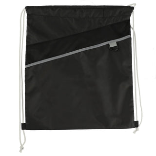 Printwear Combo Recycled Drawstring Bag (Black)