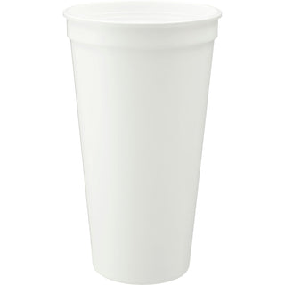 Printwear Solid 24oz Stadium Cup (White)