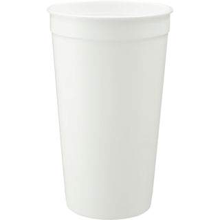 Printwear Solid 32oz Stadium Cup (White)