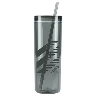 Printwear Chroma Recycled Acrylic Straw Tumbler 16oz (Black)