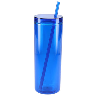 Printwear Chroma Recycled Acrylic Straw Tumbler 16oz (Blue)