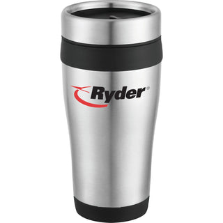 Printwear Carmel 16oz Travel Tumbler (Stainless Steel/Black)