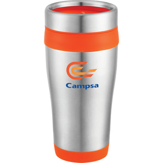 Printwear Carmel 16oz Travel Tumbler (Stainless Steel/Orange)