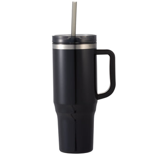 Printwear Thor 40oz Eco-Friendly Straw Tumbler (Black)