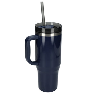 Printwear Thor 40oz Eco-Friendly Straw Tumbler (Navy)