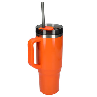 Printwear Thor 40oz Eco-Friendly Straw Tumbler (Orange)