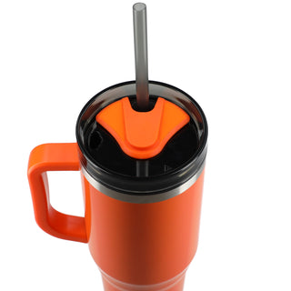 Printwear Thor 40oz Eco-Friendly Straw Tumbler (Orange)