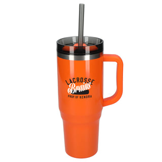 Printwear Thor 40oz Eco-Friendly Straw Tumbler (Orange)