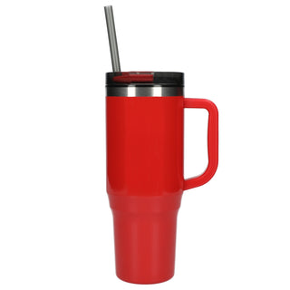 Printwear Thor 40oz Eco-Friendly Straw Tumbler (Red)