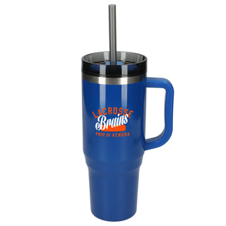 Printwear Thor 40oz Eco-Friendly Straw Tumbler (Royal)