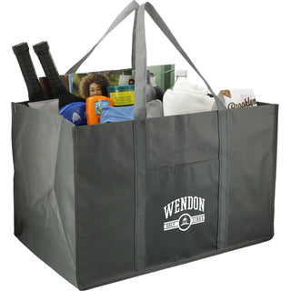 Printwear Recycled Woven Utility Tote (Gray)
