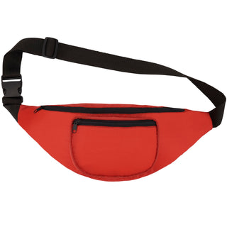 Printwear Hipster Deluxe Fanny Pack (Red)