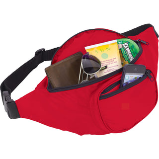 Printwear Hipster Deluxe Fanny Pack (Red)