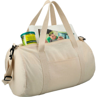 Printwear Barrel 18" 5oz Cotton Canvas Duffel Bag (Natural)