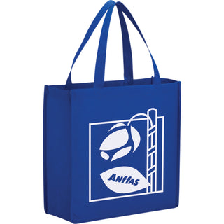 Printwear Main Street Non-Woven Shopper Tote (Royal Blue)