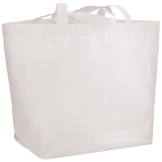 Printwear YaYa Budget Non-Woven Shopper Tote (White)