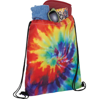 Printwear Tie Dye Drawstring Bag (Multi-Colored)