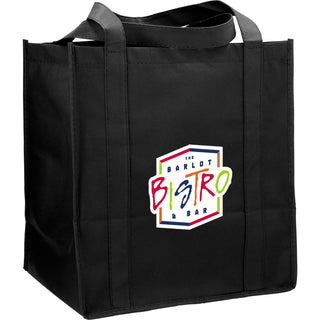 Printwear Hercules Non-Woven Grocery Tote (Black)