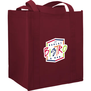 Printwear Hercules Non-Woven Grocery Tote (Burgundy)