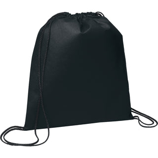 Printwear Evergreen Non-Woven Drawstring Bag (Black)