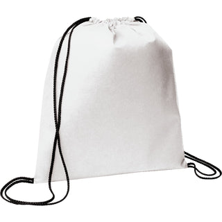 Printwear Evergreen Non-Woven Drawstring Bag (White)