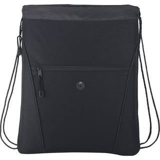 Printwear Raven Drawstring Bag (Black)