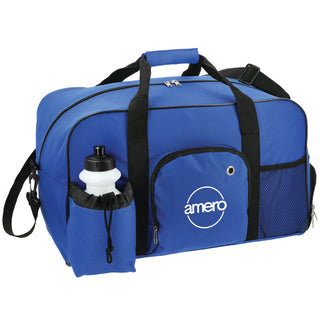 Printwear Weekender 18.5" Deluxe Duffel Bag (Blue)