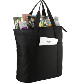 Printwear Heavy Duty Zippered Convention Tote (Black)