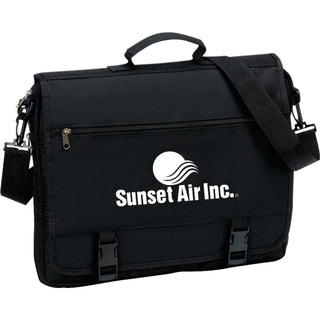 Printwear Mariner Business Messenger Bag (Black)