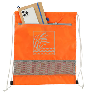 Printwear Sparks Recycled Drawstring Bag (Orange)